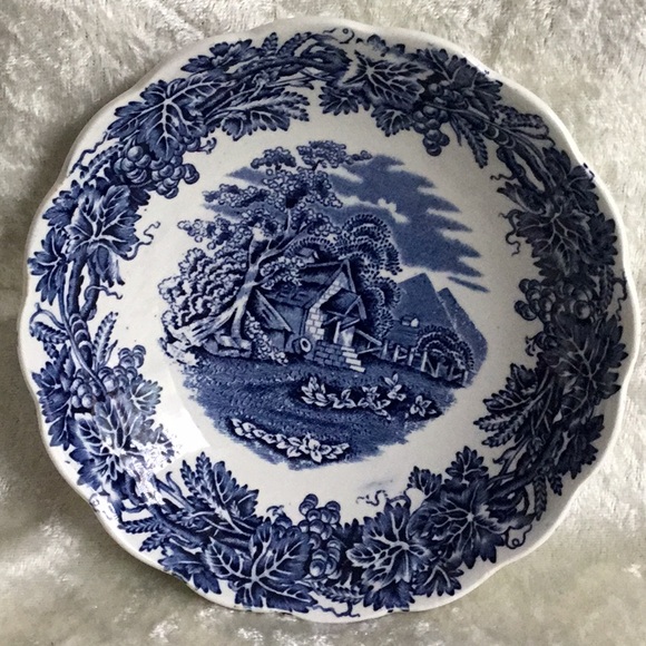 VINTAGE ~ Booths “British Scenery” A 8024 5 1/4” bowls SET OF THREE (3) - Picture 3 of 6